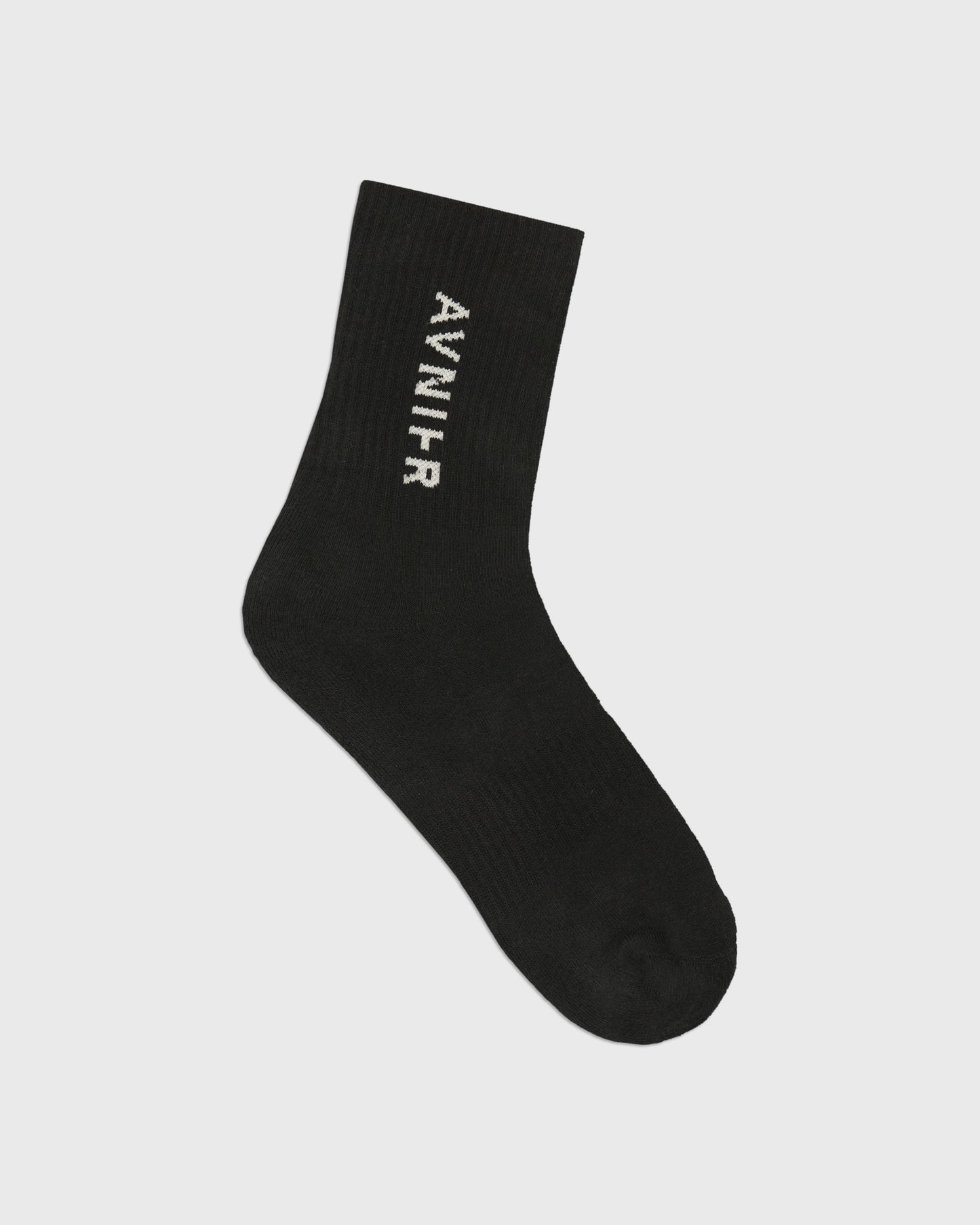 chaussettes-loop-vertical-noir-avnier-avww-1-packshot-face - noir