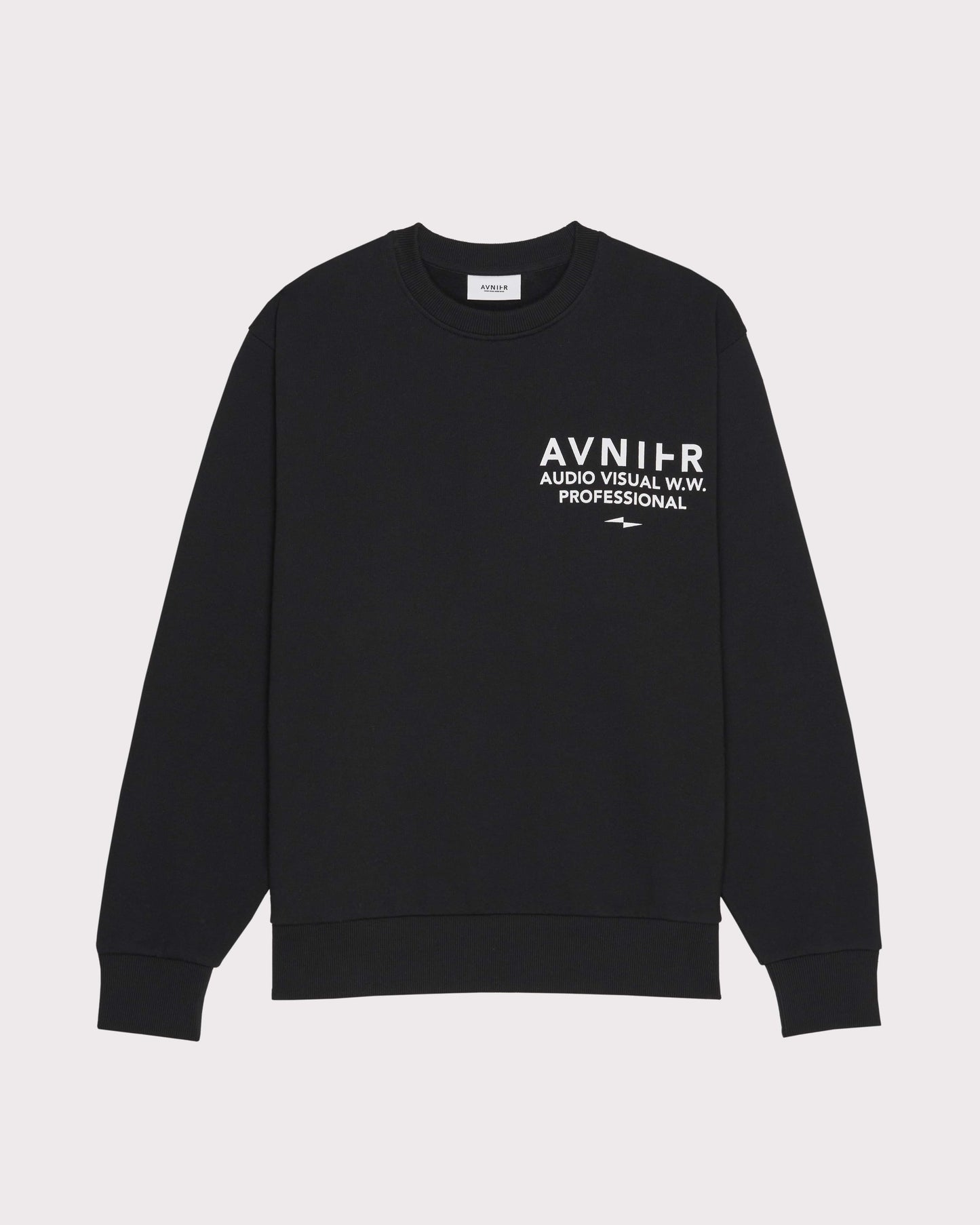 crewneck-encore-black-v3-avnier-avnir-2-packshot-face - noir