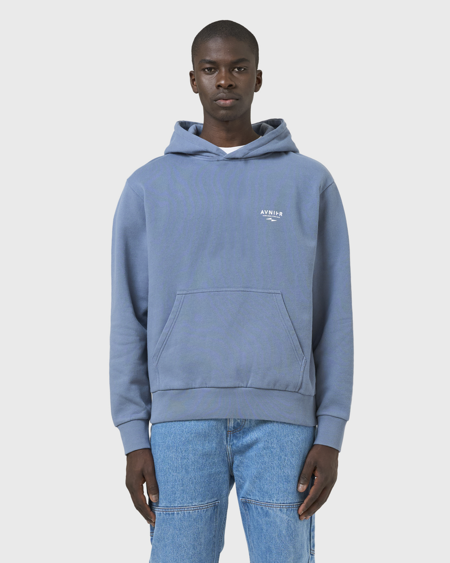 hoodie-onset-bleu-avnier-technicien-2-silhouette-face - bleu béton