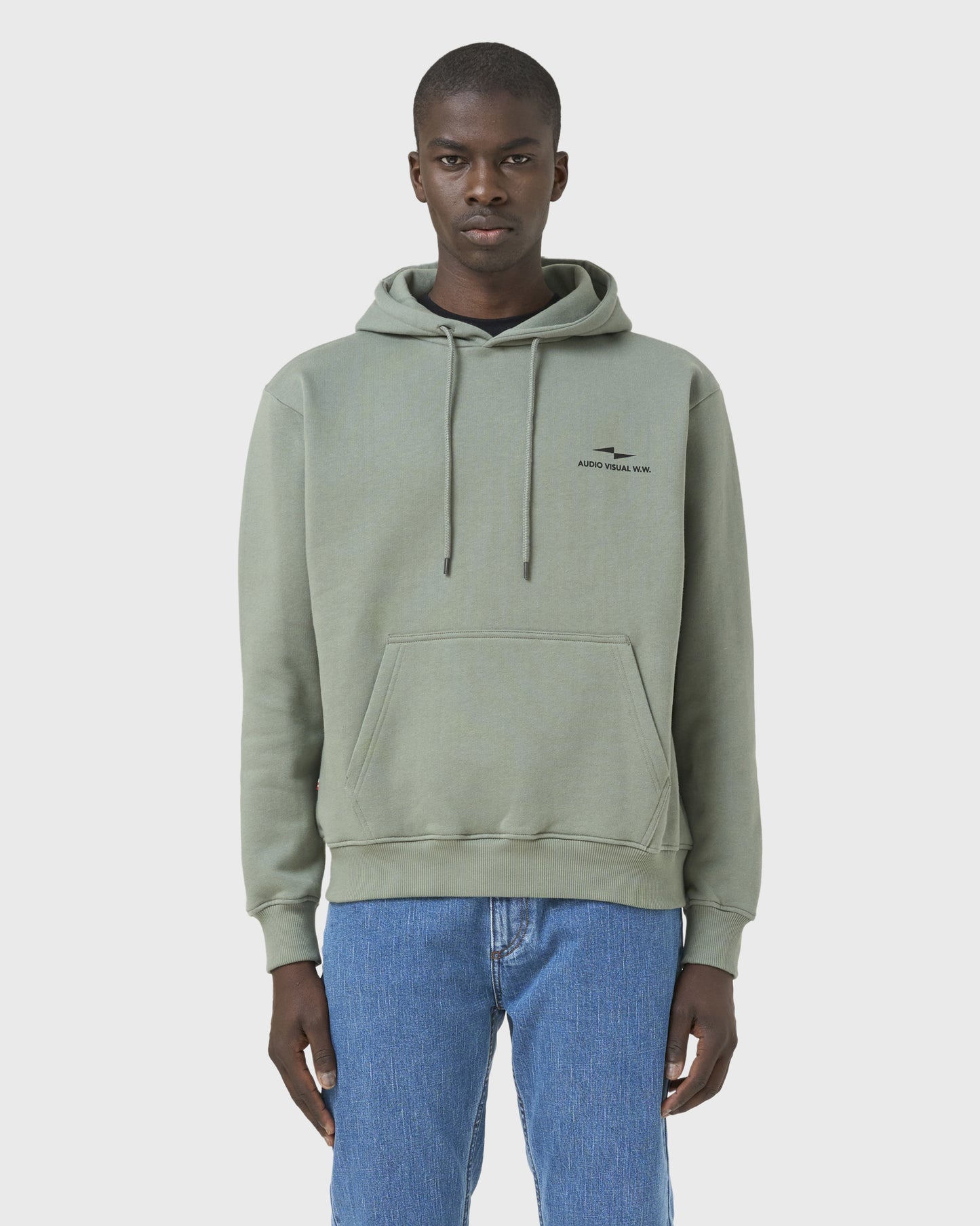 hoodie-onset-vertical-vert-avnier-orelsan-2-silhouette-face - Vert bitumé
