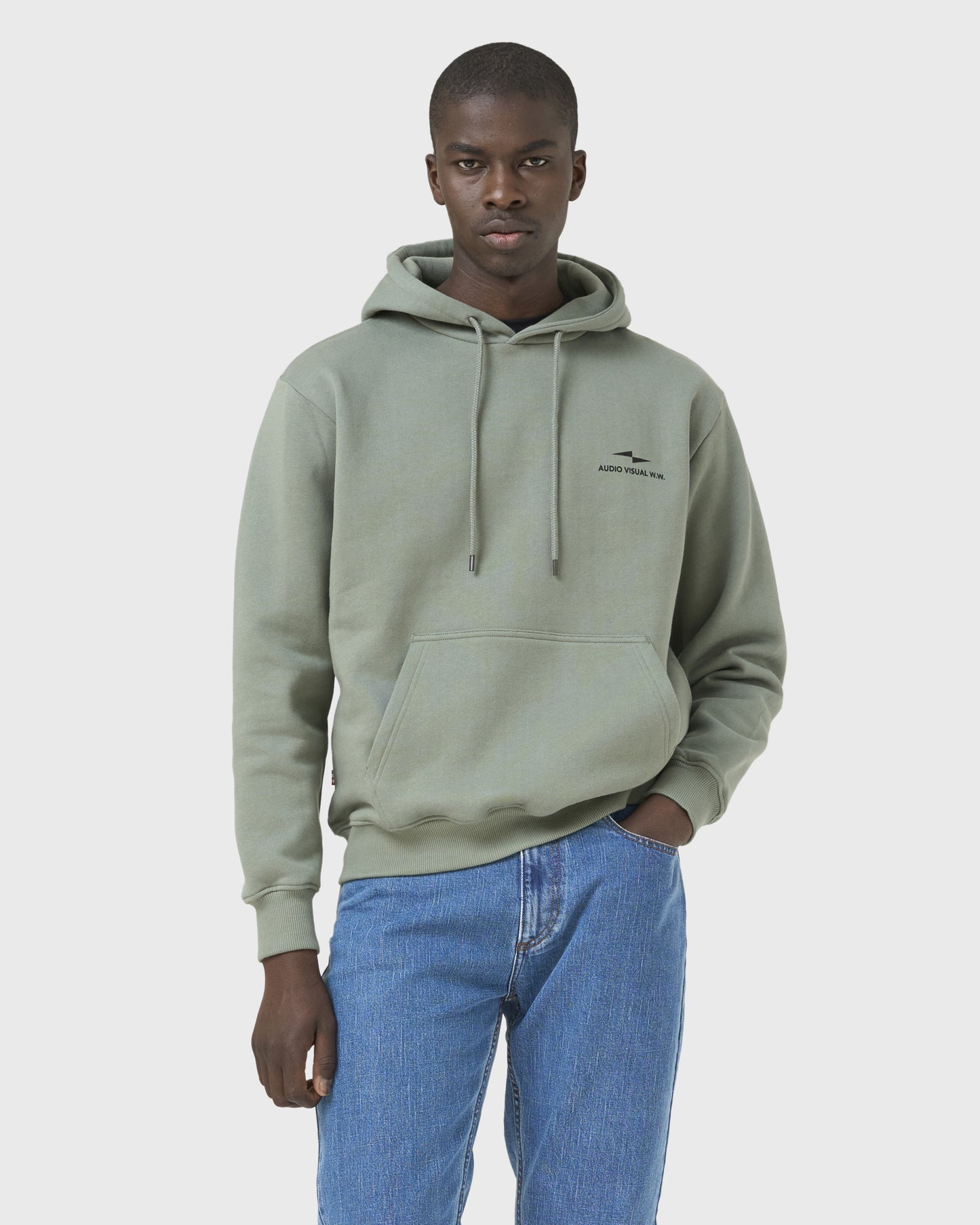 hoodie-onset-vertical-vert-avnier-orelsan-4-silhouette-look-2 - Vert bitumé