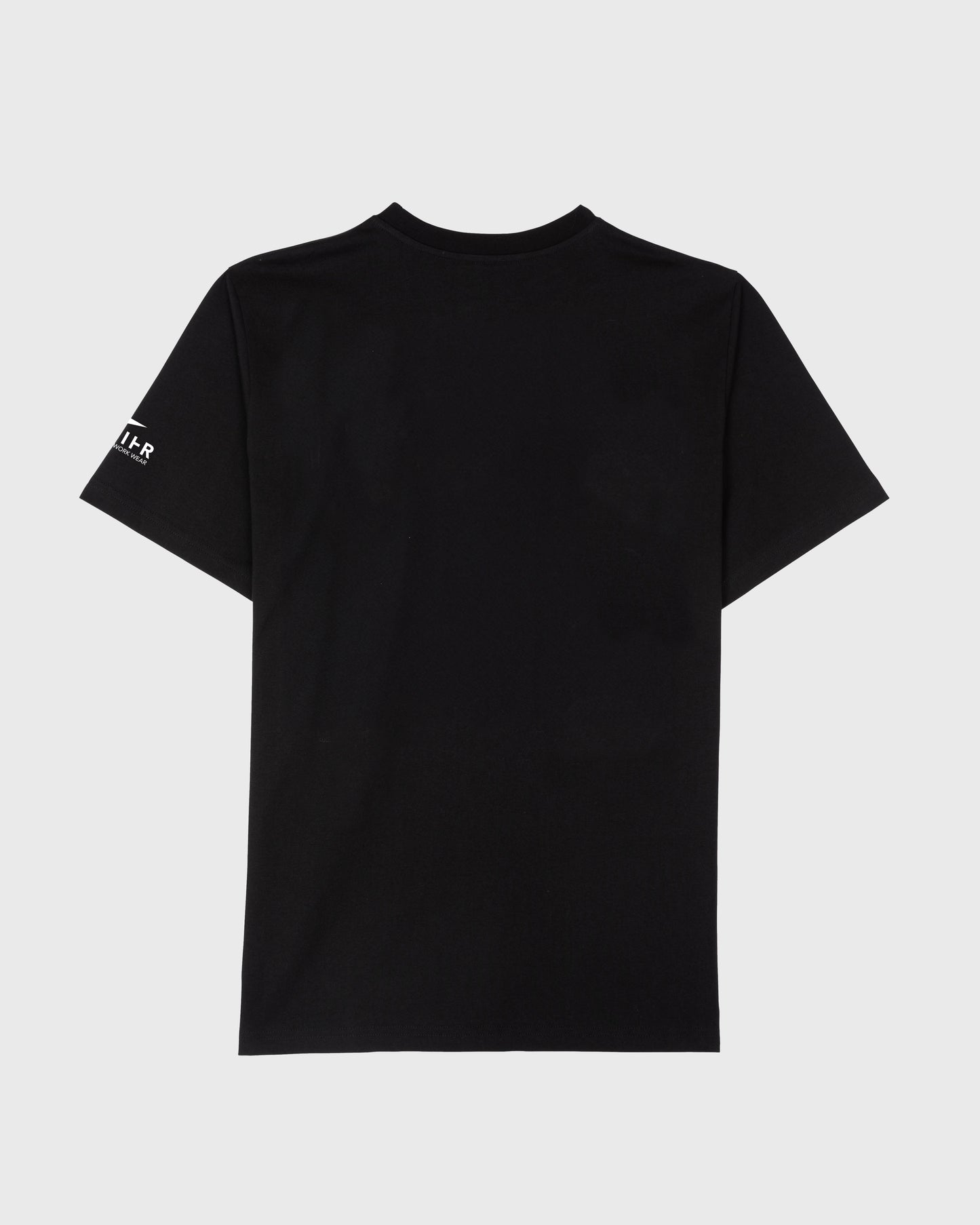 T-shirt Source Internet AVNIER noir, vue de dos, design minimal sans imprimé.