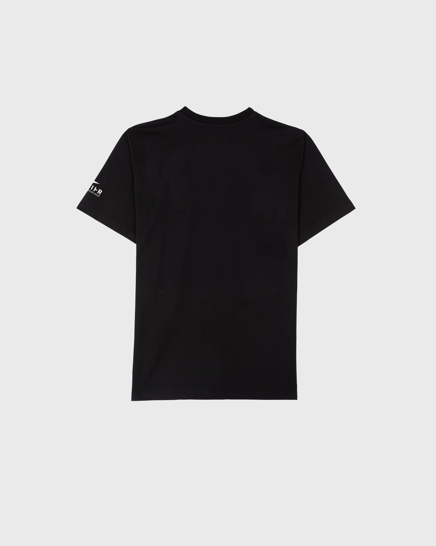 T-shirt Source Internet AVNIER noir, vue de dos, design minimal sans imprimé.