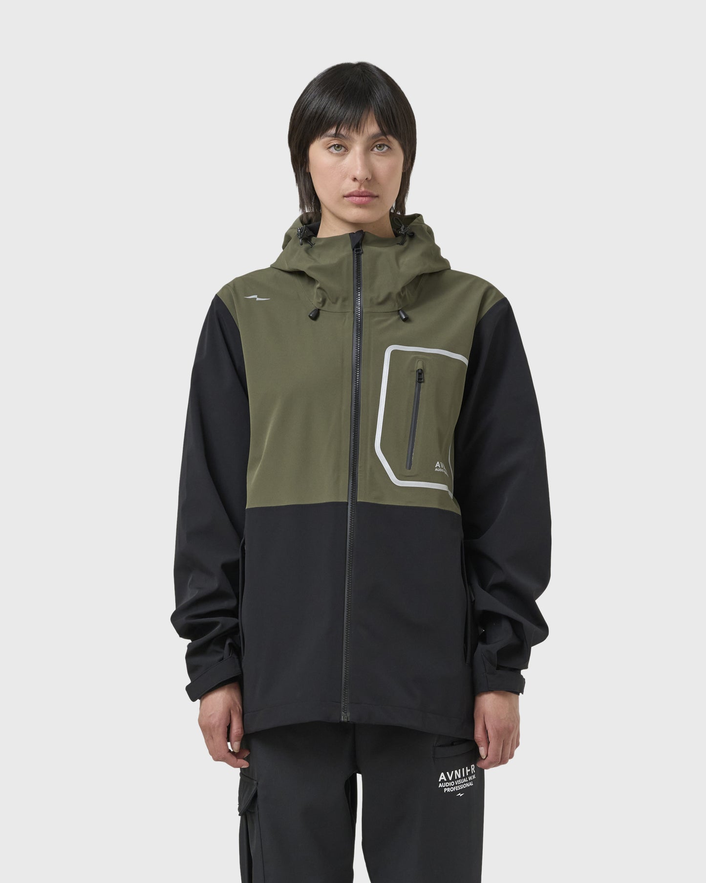 veste-hardshell-interlude-avnier-salomon-2-silhouette-face-femme - Kaki