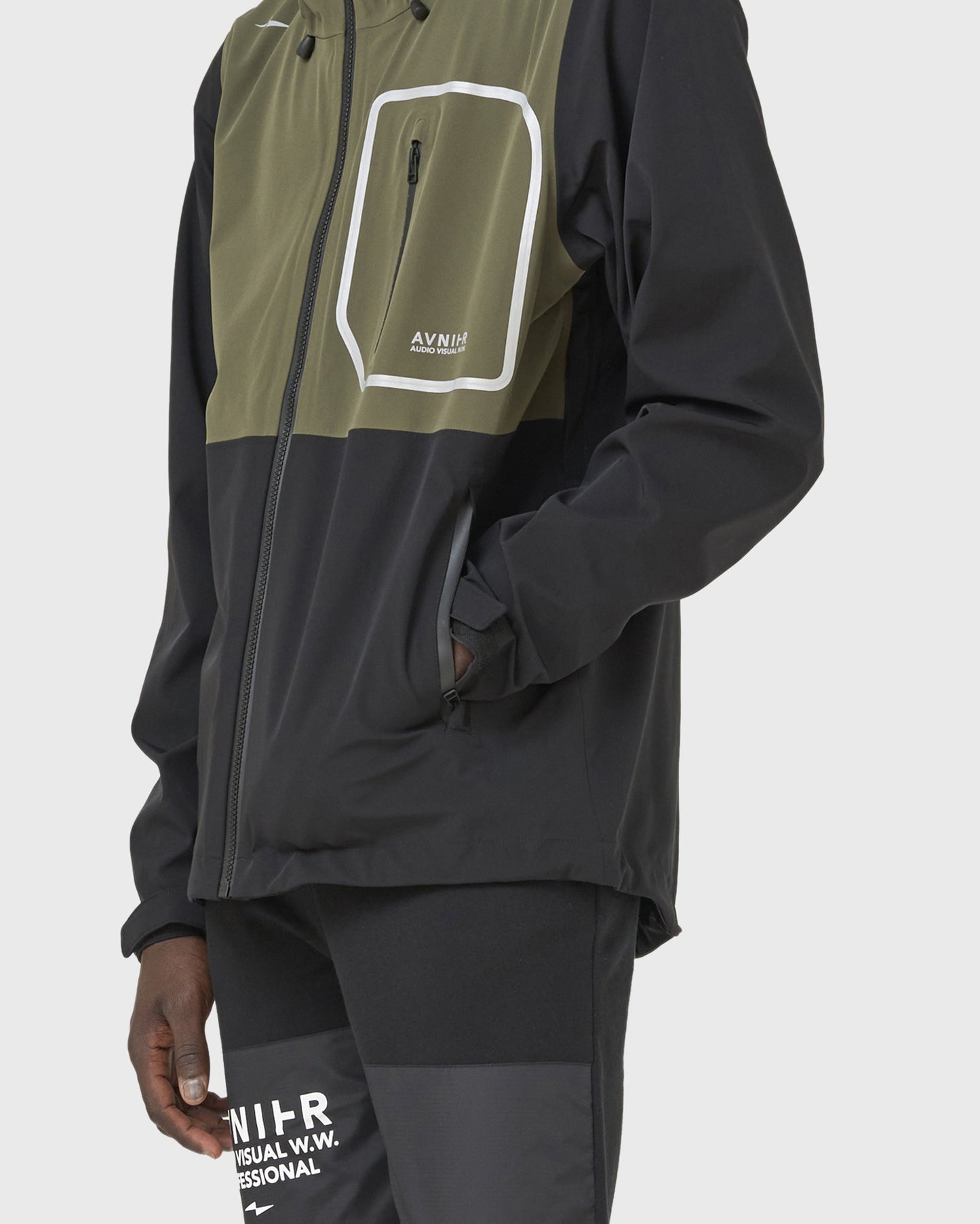 veste-hardshell-interlude-avnier-salomon-5-silhouette-detail - Kaki