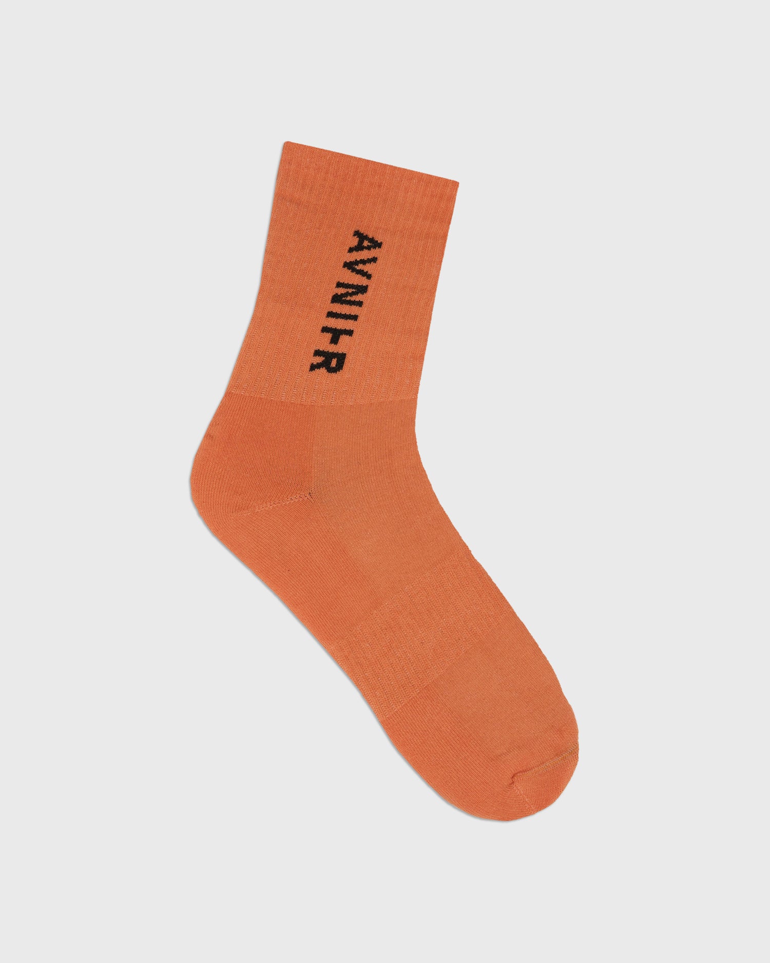 chaussettes-loop-vertical-orange-avnier-vetement-orelsan-1-packshot-face - orange vibrant