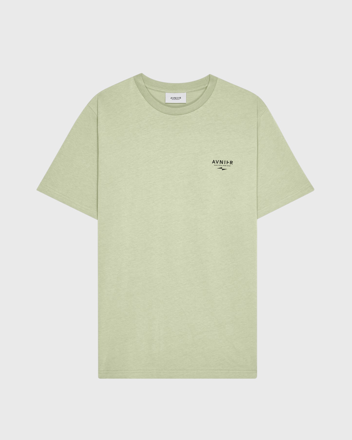 t-shirt-source-vert-avnier-avnier-2-silhouette-face - vert incrustation