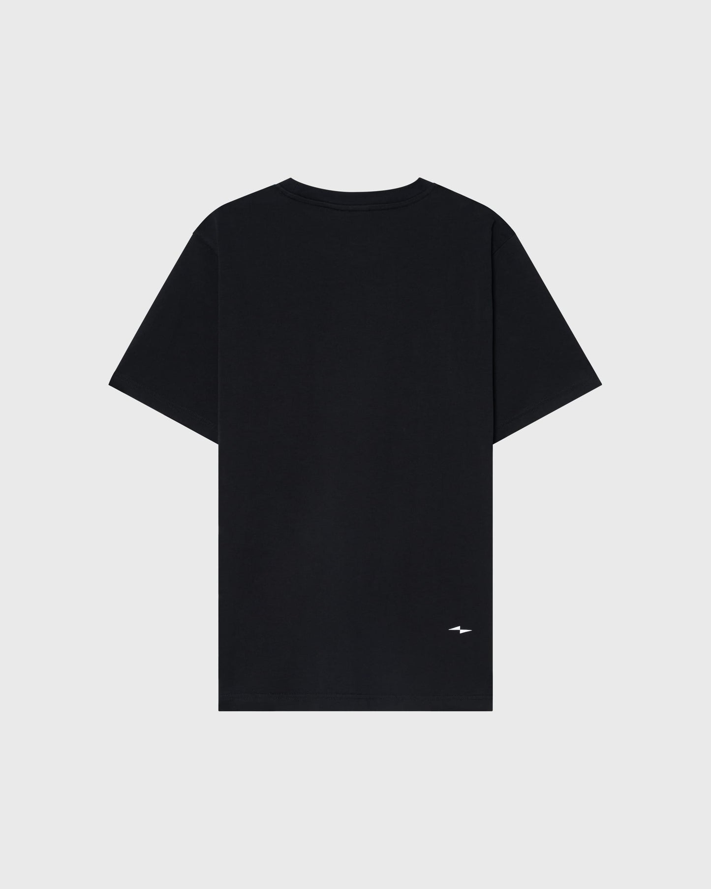 T-shirt Pégas AVNIER noir, vue de dos, coupe droite en coton.