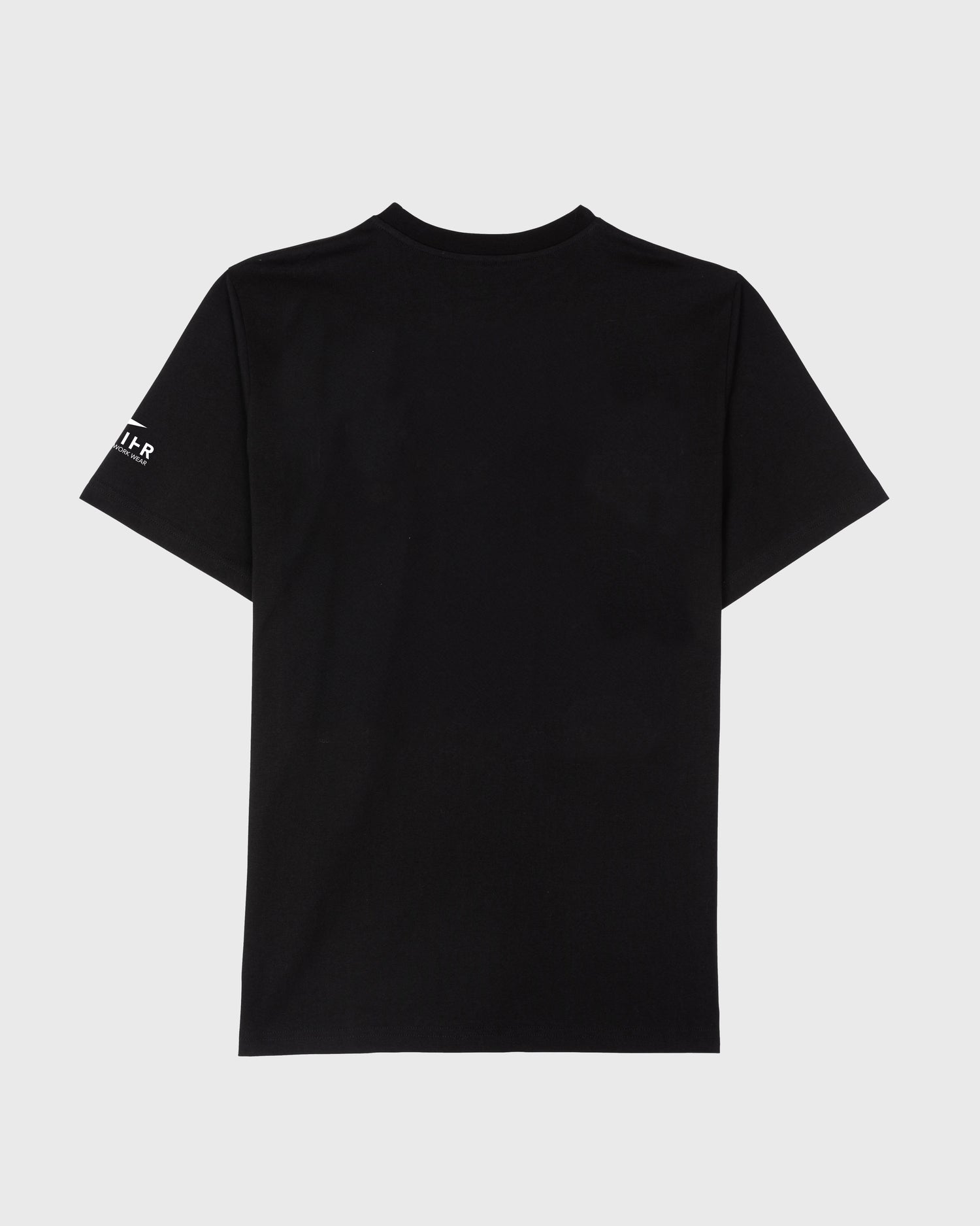 T-shirt Source Internet AVNIER noir, vue de dos, design minimal sans imprimé.