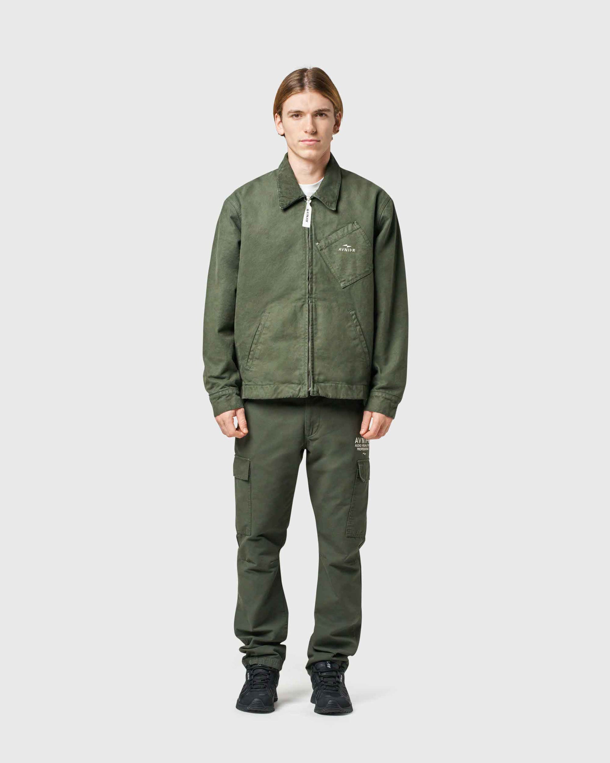 veste-operator-kaki-avnier-homme-face - kaki