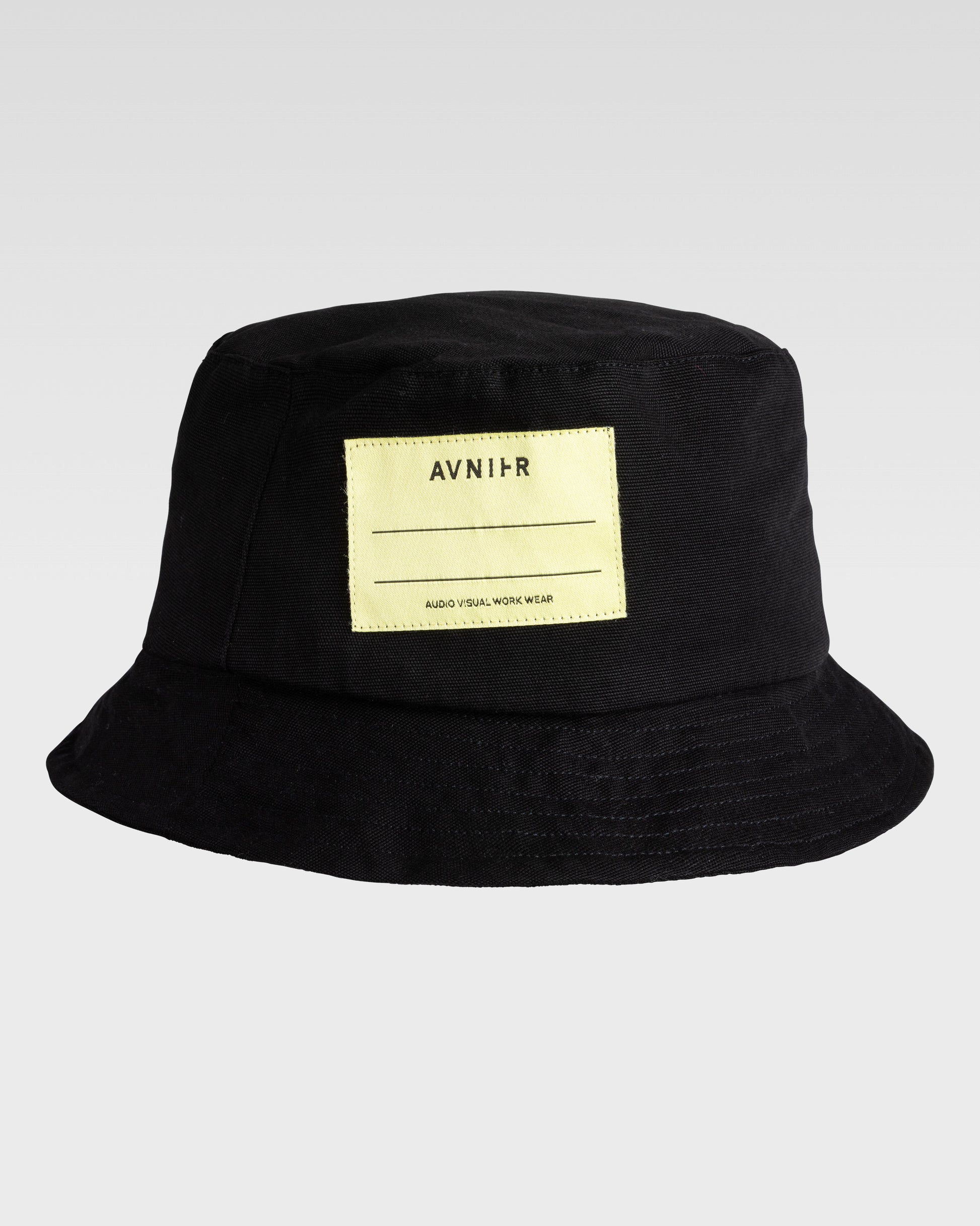 bucket-hat-travelling-black-v--avnier-marque-orelsan-2-packshot-face - noir