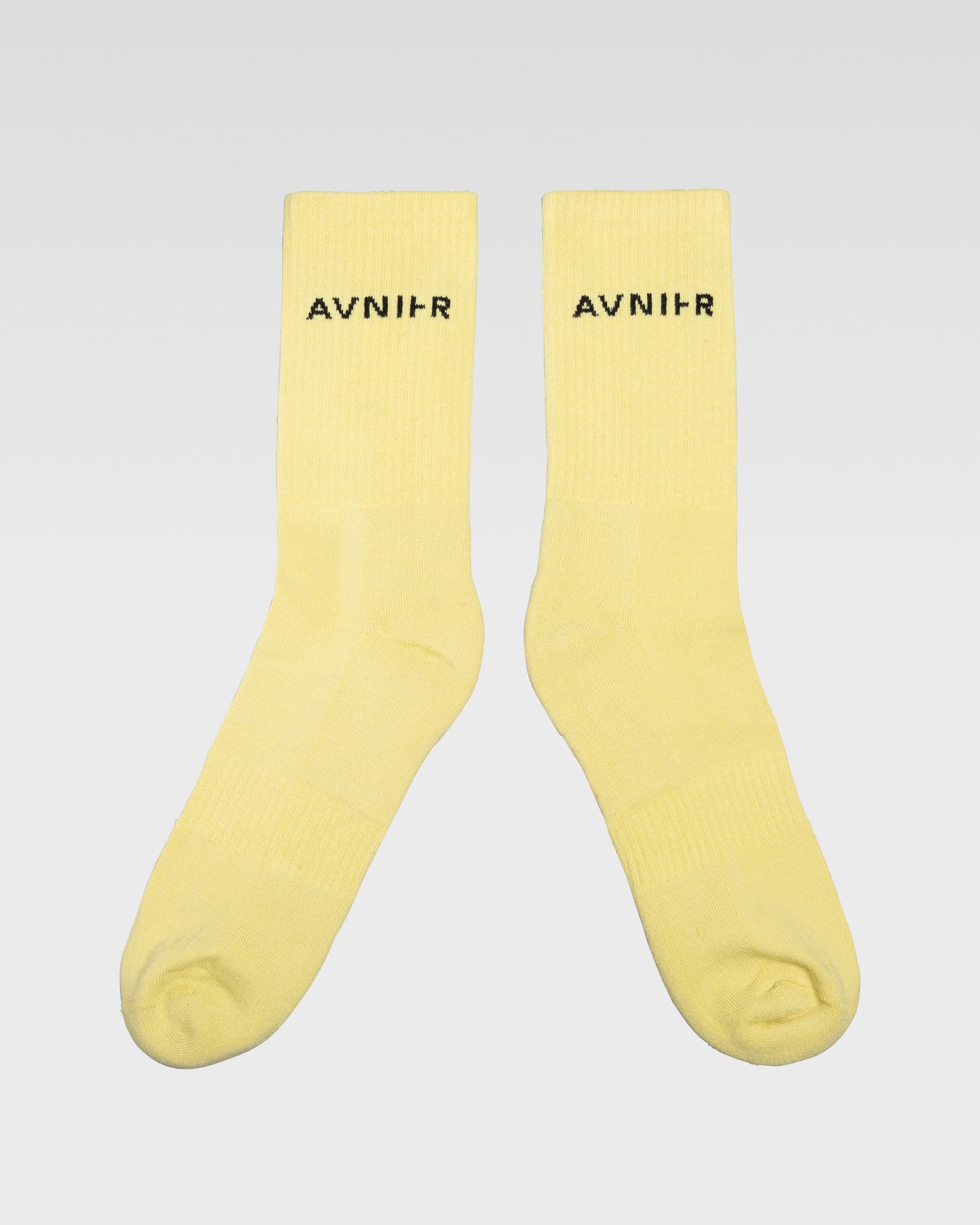 socks-loop-horizontal-jaune-pale-avnier-avnir-2-packshot-face - jaune pâle