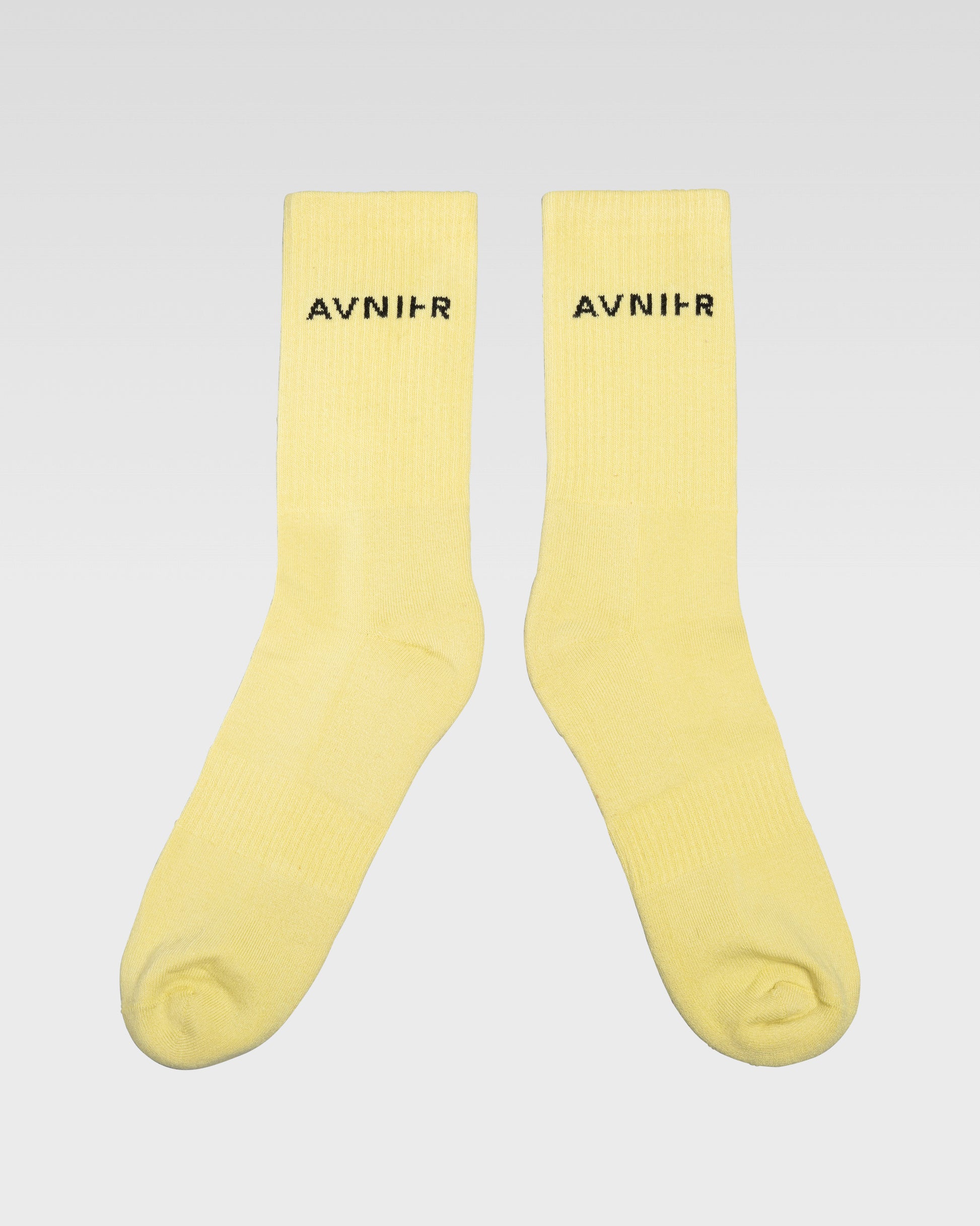 socks-loop-horizontal-jaune-pale-avnier-avnir-2-packshot-face - jaune pâle