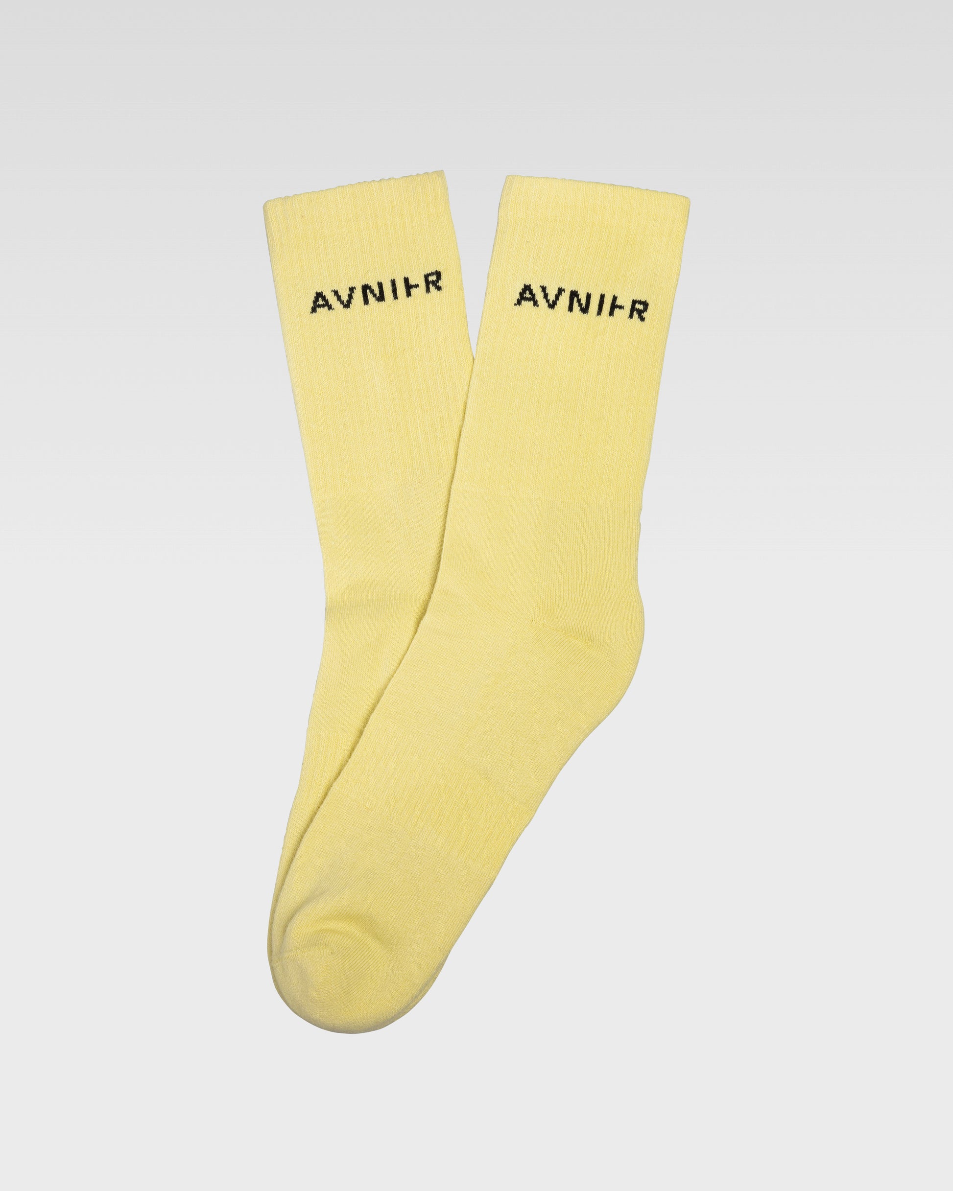 socks-loop-horizontal-jaune-pale-avnier-avnir-3-packshot-dos - jaune pâle